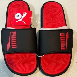 NEW PUMA COOL CAT 2.0 V. FS PUMA BLACK -FOR ALL TIME RED MEN’S SIZE 8